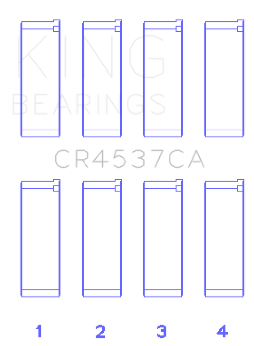 King Engine Bearings Mini Cooper W10B16A (Size +0.25mm) Connecting Rod Bearing Set
