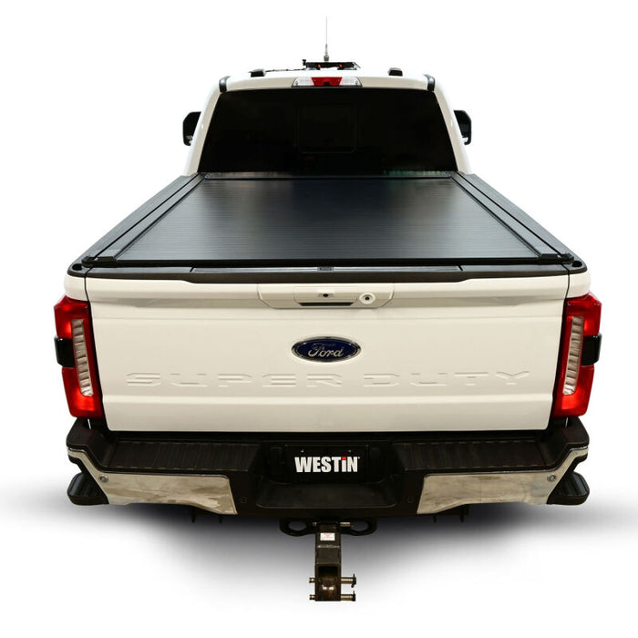 Westin 17-26 Ford F-250/F-350/F-450/F-550 SD 6ft 10in Bed Manual Retractable Tonneau Cover - Black