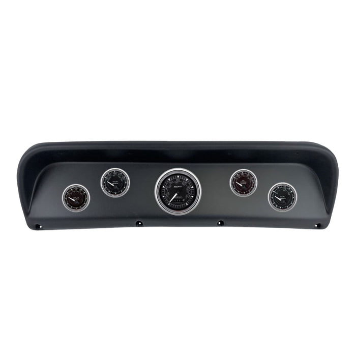 Autometer Chrono Chrome Direct Fit Dash Kit 67-72 Ford F100 (1 x 3-3/8in. / 4 x 2-1/16in.)