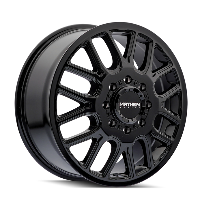Mayhem 8107D Cogent Dually 20x8.25 / 8x165.1 BP / 115mm Offset / 121.3mm Hub Gloss Black Wheel