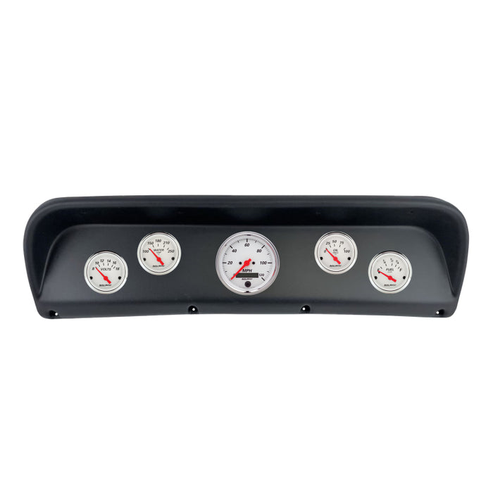 Autometer Arctic White Direct Fit Dash Kit 67-72 Ford F100 (1 x 3-3/8in. / 4 x 2-1/16in.)