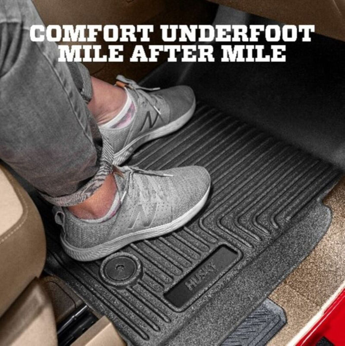 Husky Liners 07-12 Dodge Caliber / 07-14 Jeep Compass WeatherBeater Black 2nd Seat Floor Liners