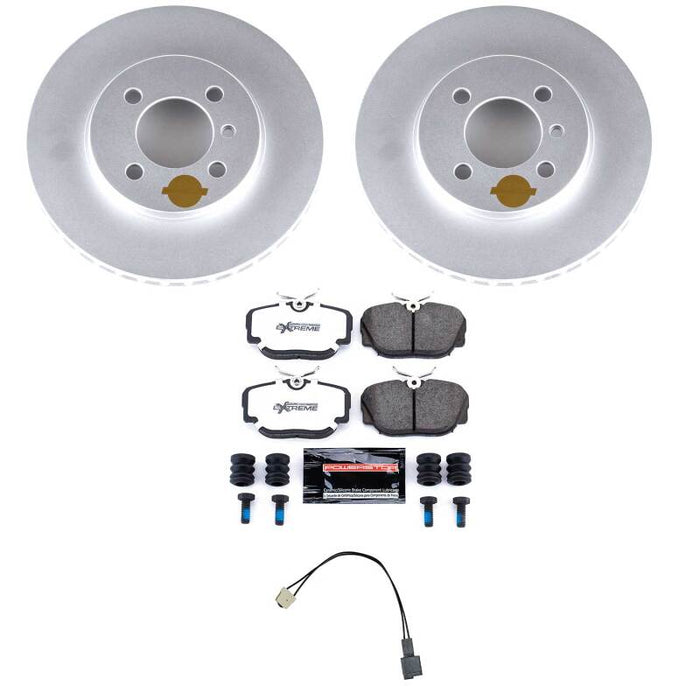 Power Stop 91-92 BMW 318i Front Z36 Coated Truck & Tow Brake Kit