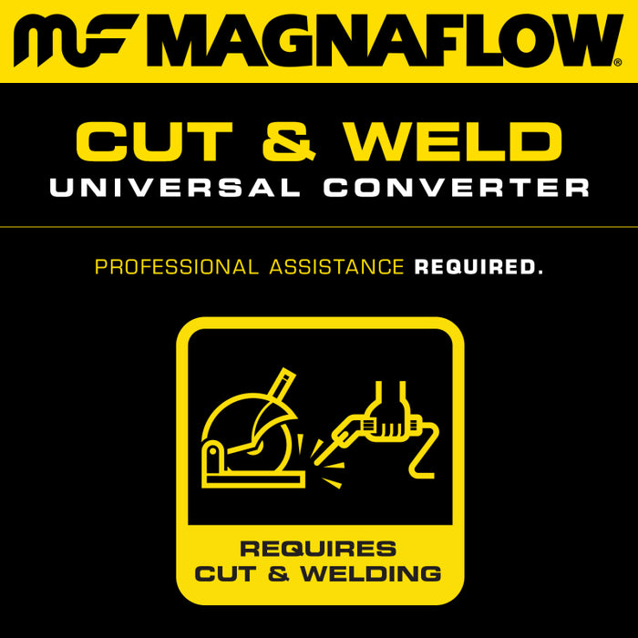 MagnaFlow Universal Catalytic Converter 2.25 inch Angled O/C PC2 Rear