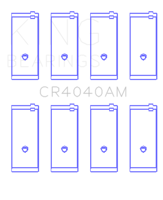 King Engine Bearings Ford Fiesta/Escort Tlb/Gud/J4B 1.0L 1.2L 1.3L (Size +0.25mm) Conrod Bearing Set