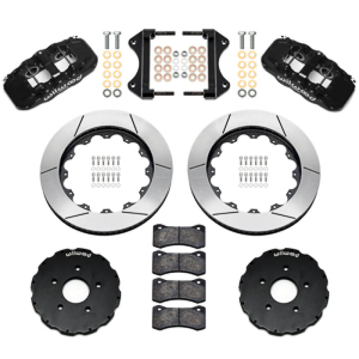 Wilwood 14-19 Chevrolet Corvette C7 AERO6 Front BBK - 14.00 Rotor - Black