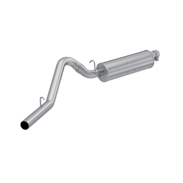 MBRP 97-99 Jeep Wrangler TJ Inline-4 2.5L/Inline-6 2.5in Aluminized Steel Cat Back Single Side Exit