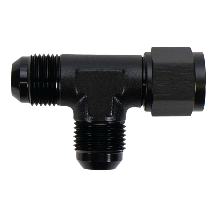 DeatschWerks 10AN Male Flare to Female Flare Swivel Tee on Straight