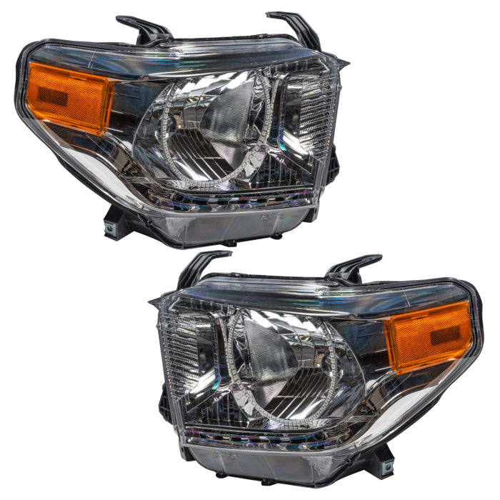 Oracle 14-17 Toyota Tundra SMD HL - Dual Halo Kit - ColorSHIFT w/ BC1 Controller