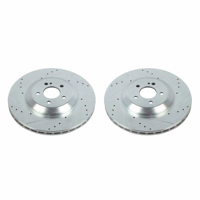 Power Stop 19-20 Mercedes-Benz CLS450 Rear Evolution Drilled & Slotted Rotors - Pair