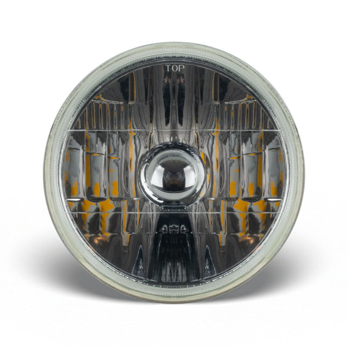 Oracle 7in Sealed Beam Glass Lens Headlight  Non-Halo-Compatible with H4 LED Bulbs