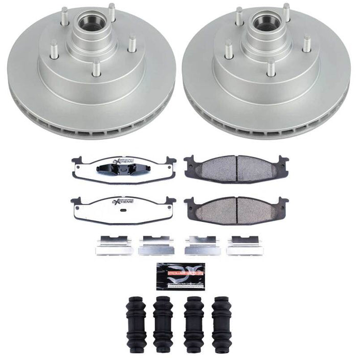Power Stop 2003 Ford E-150 Front Z36 Coated Brake Kit