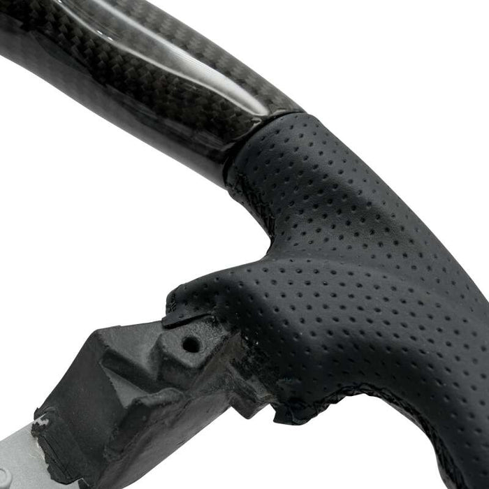 NRG 12-23 Toyota Tacoma OEM Plus Carbon Fiber Steering Wheel w/ Black Stitch & Red Center Mark