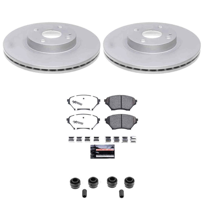 Power Stop 01-05 Mazda Miata Front Z26 Coated Brake Kit