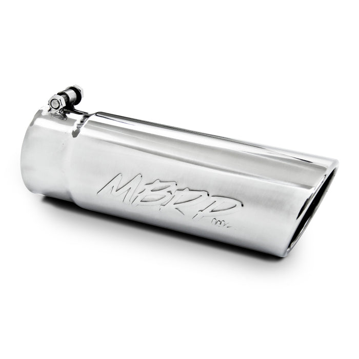 MBRP Universal Tip 4in O.D. Angled Rolled End 3.5in inlet 10 length