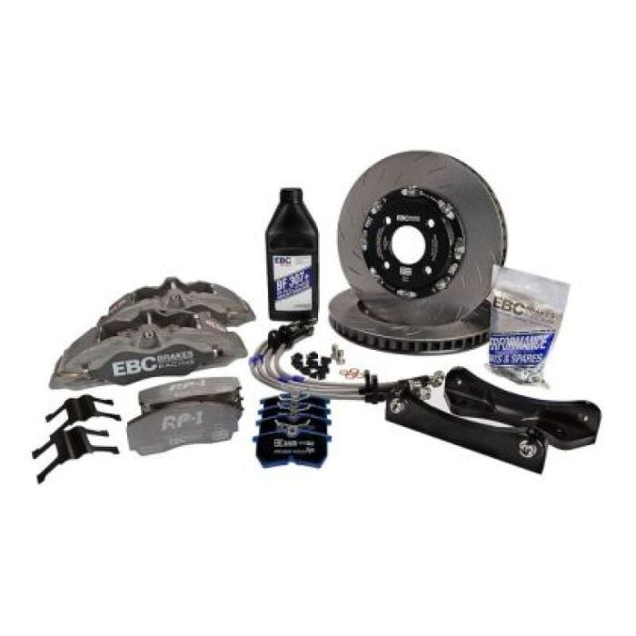 EBC Racing 22-25 BMW 220i G42 Coupe 2.0T Anodized Apollo-6 Calipers 380mm Rotors Front Big Brake Kit