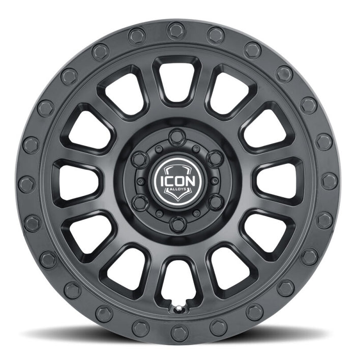 ICON Hulse 18x9 8x6.5 12mm Offset 5.5in BS Double Black