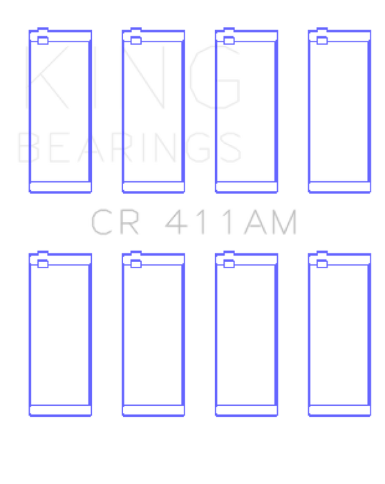 King Engine Bearings VW Ck/Eg/Ep/Fh/Jb/Yj/Yn/Ys/Zf (Size +0.25mm) Connecting Rod Bearing Set