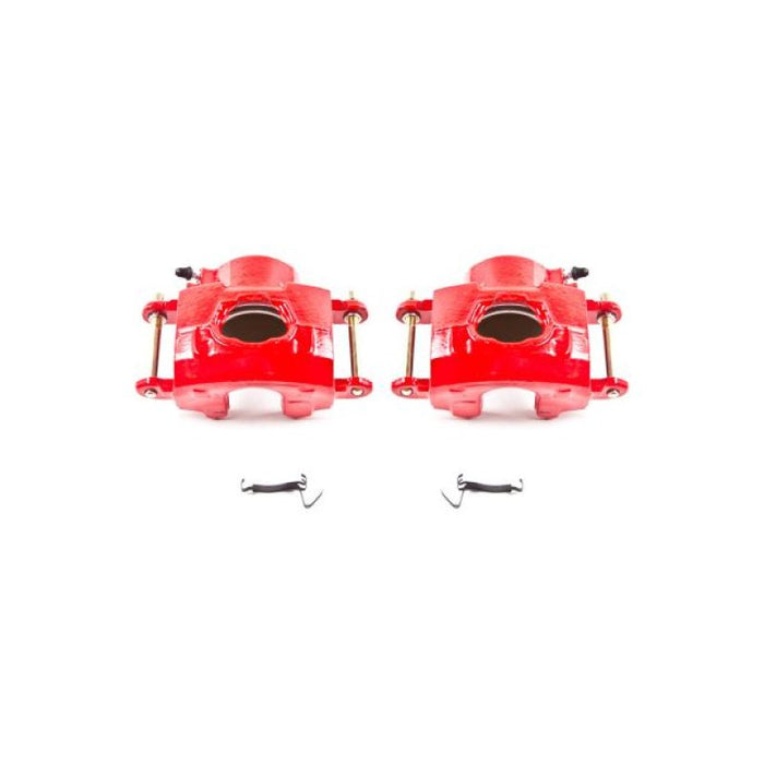 Power Stop 94-96 Chevrolet Impala Front Red Calipers w/o Brackets - Pair