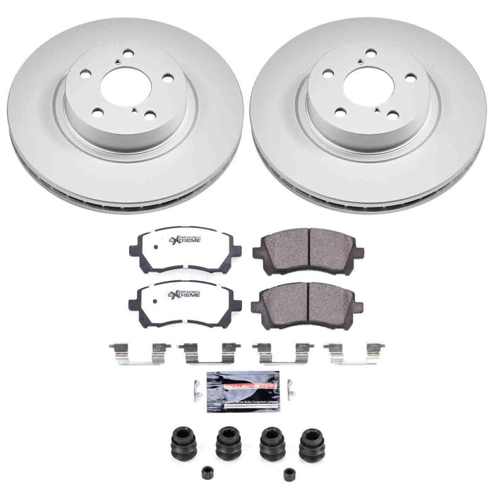 Power Stop 98-02 Subaru Forester Front Z26 Coated Brake Kit