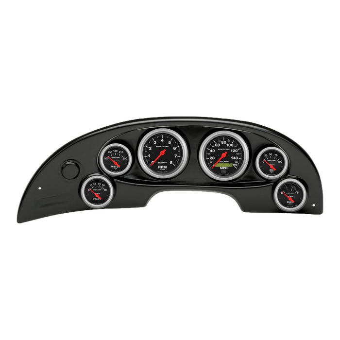 Autometer Sport-Comp Direct Fit Dash Kit 94-04 Ford Mustang (2 x 3-3/8in. / 4 x 2-1/16in.)