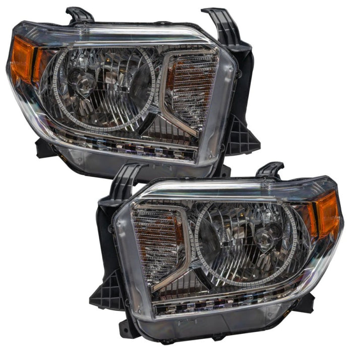 Oracle 14-17 Toyota Tundra SMD HL - Dual Halo Kit - ColorSHIFT w/ BC1 Controller