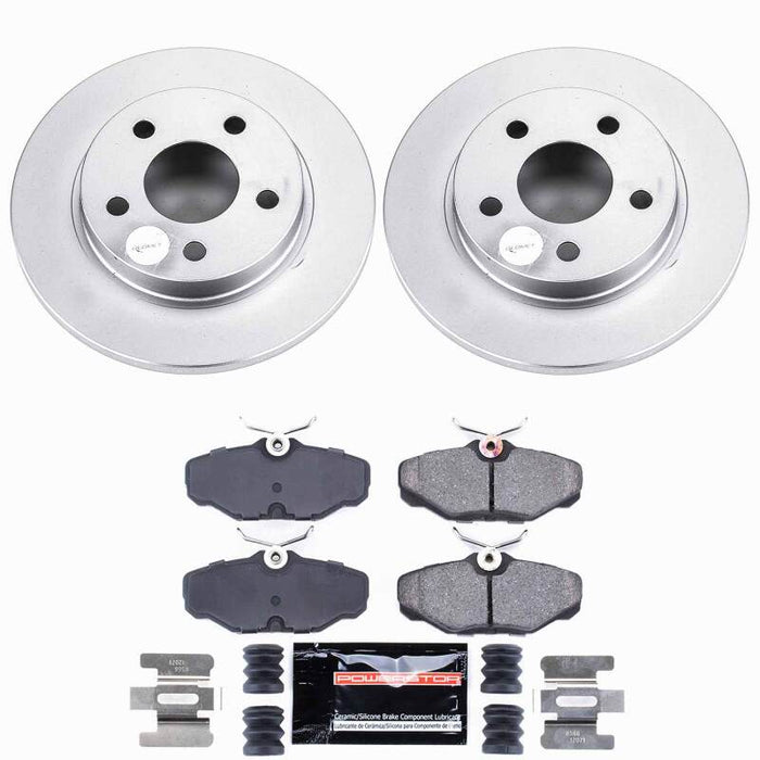 Power Stop 93-05 Ford Taurus Rear Z23 Coated Brake Kit