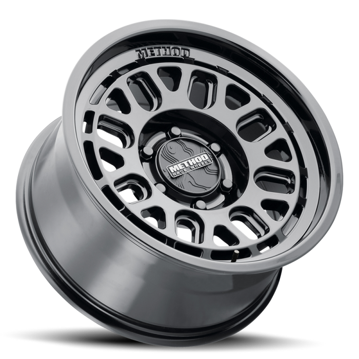 Method MR321 17x8.5 +25mm Offset 6x5.5 BP 106.25mm CB Gloss Black Wheel