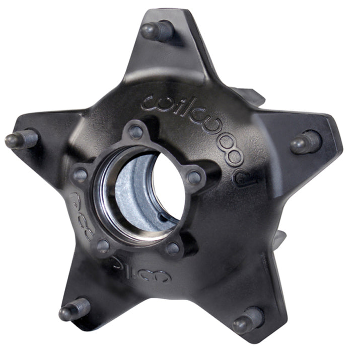 Wilwood hub starlite 55 std rear 1 ton bearing races black drilled stud