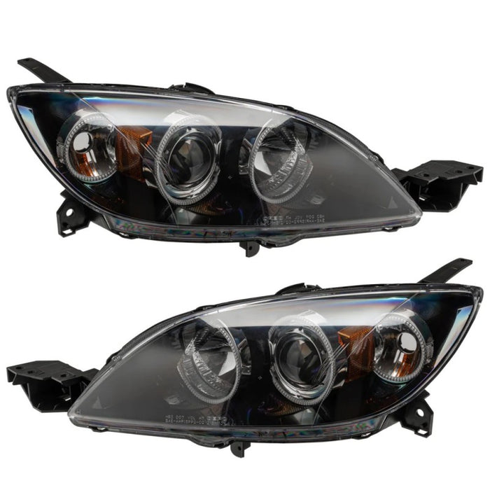 Oracle 04-09 Mazda 3 SMD HL - Hatchback - Halogen Style - ColorSHIFT w/ BC1 Controller
