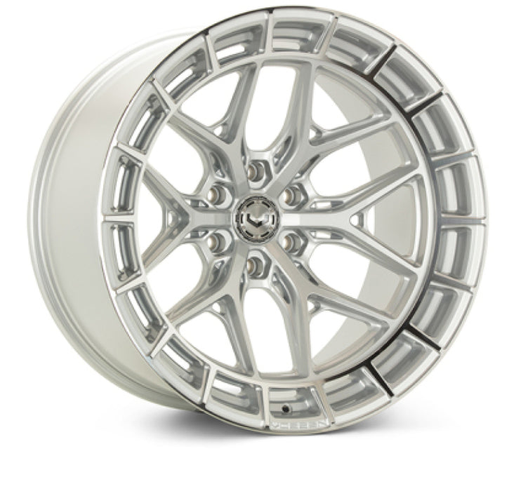 Vossen HFX-1 19x10 - 5x120.65 - ET28 - Deep Face - 70.3 - Silver Polished Wheel