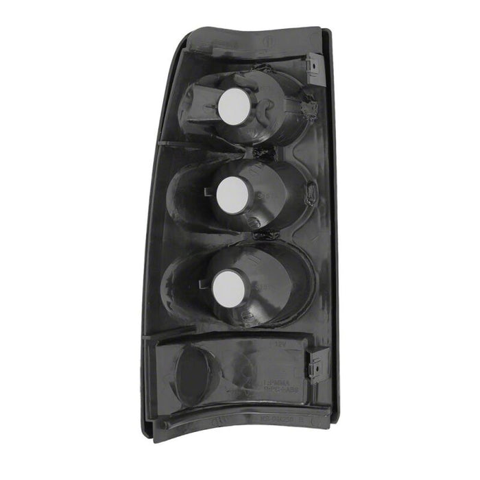 Raxiom 99-02 Chevrolet Silverado 1500 Fleetside Axial Series Tail Lights- Chrome - Red/Clear Lens