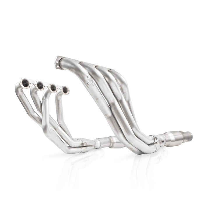 Stainless Works 79-93 Ford Mustang Headers -2 in Primaries 2 O Clock Trick Flow HP