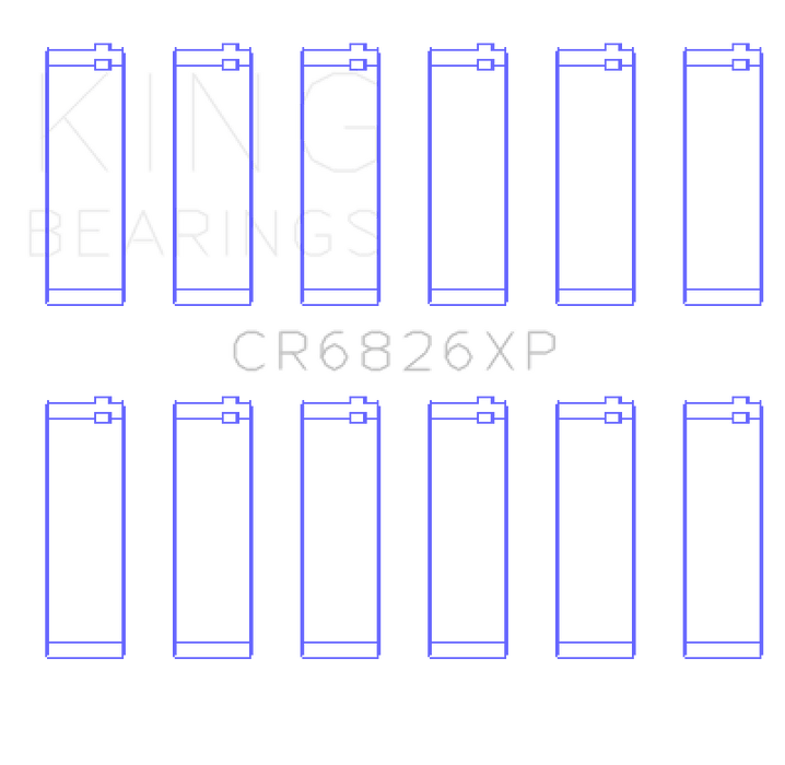 King Engine Bearings Gm/Holden 3.6 Lf4/Lfx/Lgx (Size STDX) Connecting Rod Bearing Set
