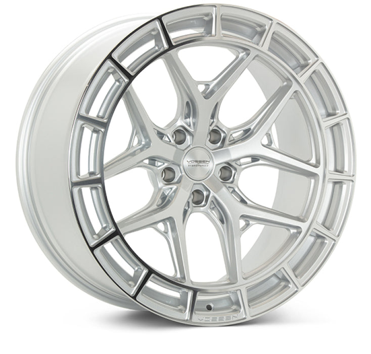 Vossen HFX-1 22x9 - 5x120 - ET30 - Flat - 72.56 - Silver Polished Wheel