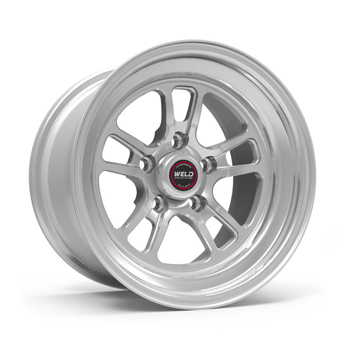 Weld S70 RT-S 15x8in / 5x120.65 BP / 4.5in. BS - Polished Center - Polished Shell Wheel
