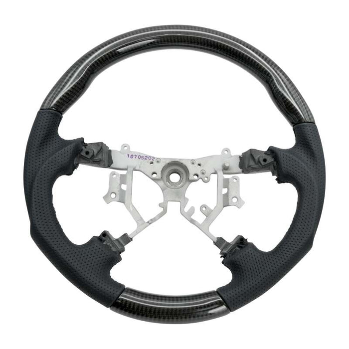 NRG 12-23 Toyota Tacoma OEM Plus Carbon Fiber Steering Wheel w/ Black Stitch & Red Center Mark