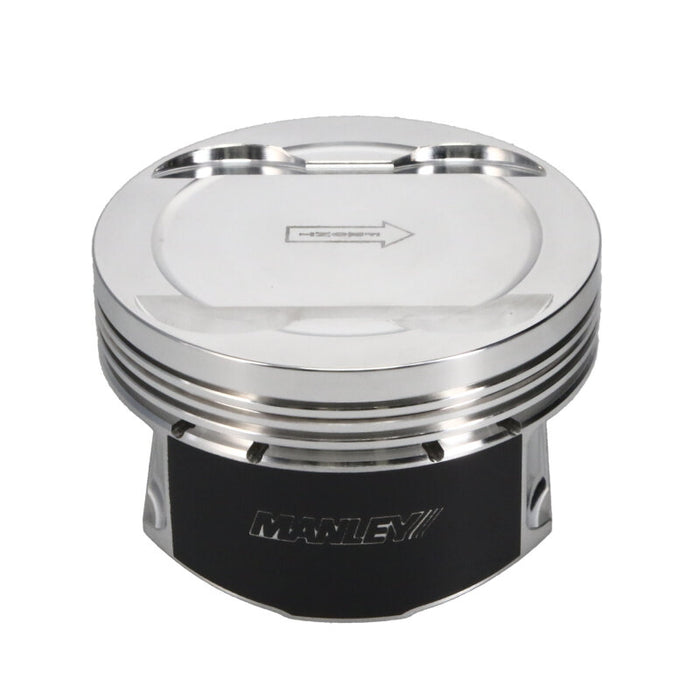 Manley Ford 3.7L Cyclone V6 3.76in Bore 9.5:1 Comp Ratio -5.0cc Dish Platinum Piston - Single
