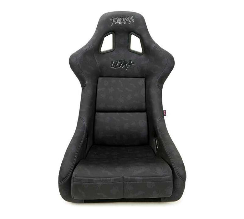 NRG FRP Bucket Seat (Large) Prisma Edition w/ Orange Pearlized Back - Spooky Edition (Spiders/Bats)