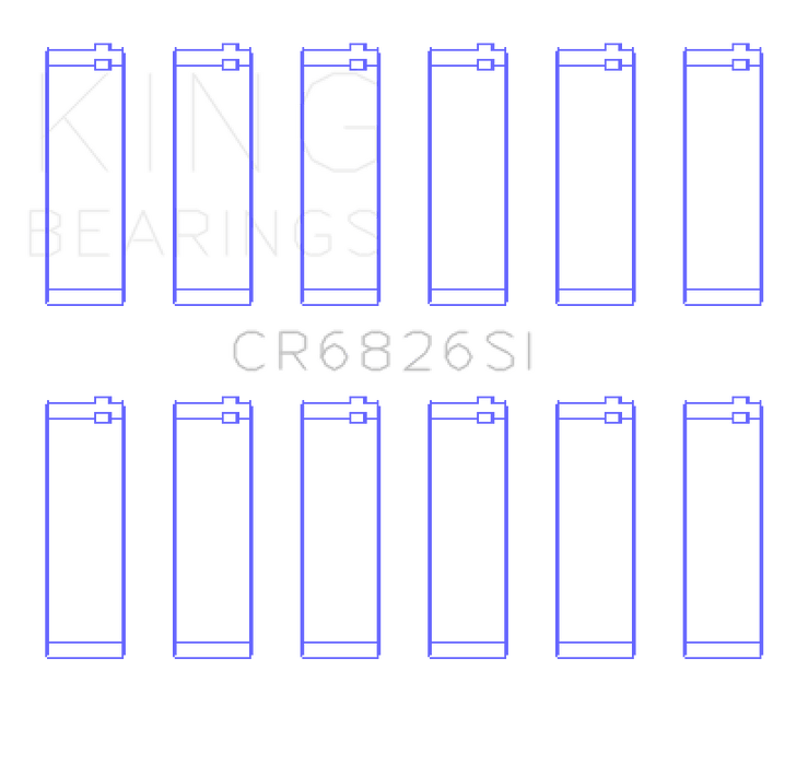 King Engine Bearings Holden 175/190 3.6L (Size +0.75mm) Connecting Rod Bearing Set
