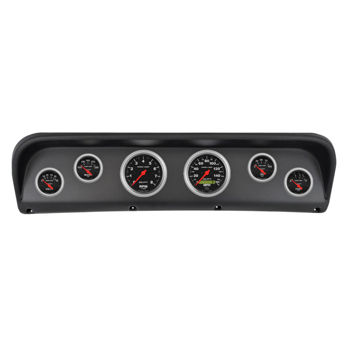 Autometer Sport-Comp Direct Fit Dash Kit 67-72 Ford F100 (2 x 3-3/8in. / 4 x 2-1/16in.)