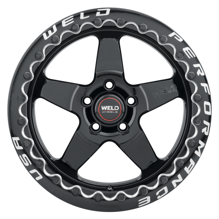 Weld S905 17x10 Ventura Beadlock 5x114.3 ET49 BS7.42 Gloss Black 78,1