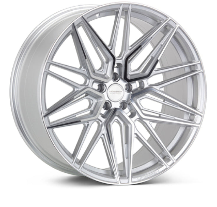 Vossen HF-7 22x9.5 - 5x108 - ET32 - Deep Face - 63.4 - Silver Polished Wheel