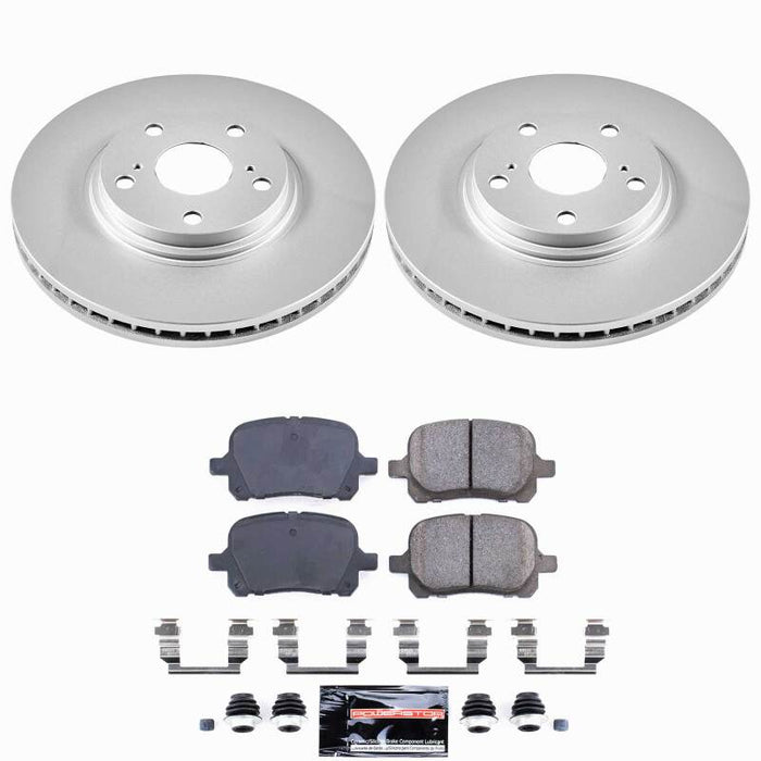 Power Stop 99-01 Lexus RX300 Front Z23 Coated Brake Kit