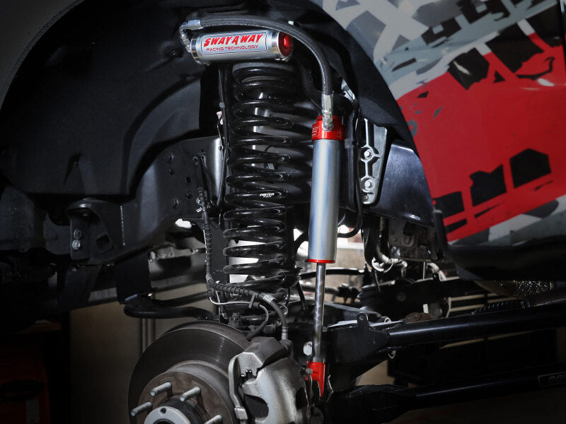 aFe Sway-A-Way 2.5 Front Shock Kit w/Remote Reservoirs for 0-1.5 IN Lifts Ford F-250/F-350 17-24 4WD