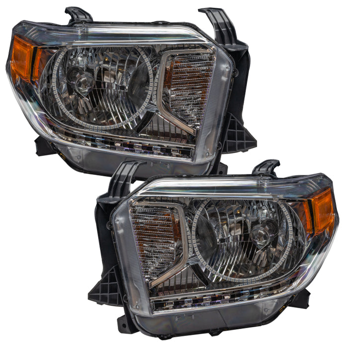 Oracle 14-17 Toyota Tundra SMD HL - Dual Halo Kit - ColorSHIFT w/ BC1 Controller