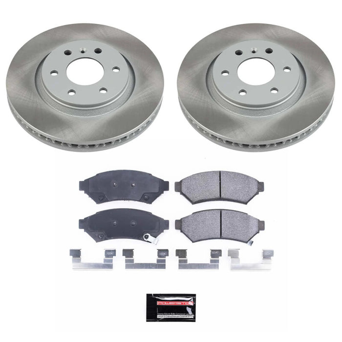 Power Stop 06-07 Saturn Relay Front Semi-Coated Rotor Kit