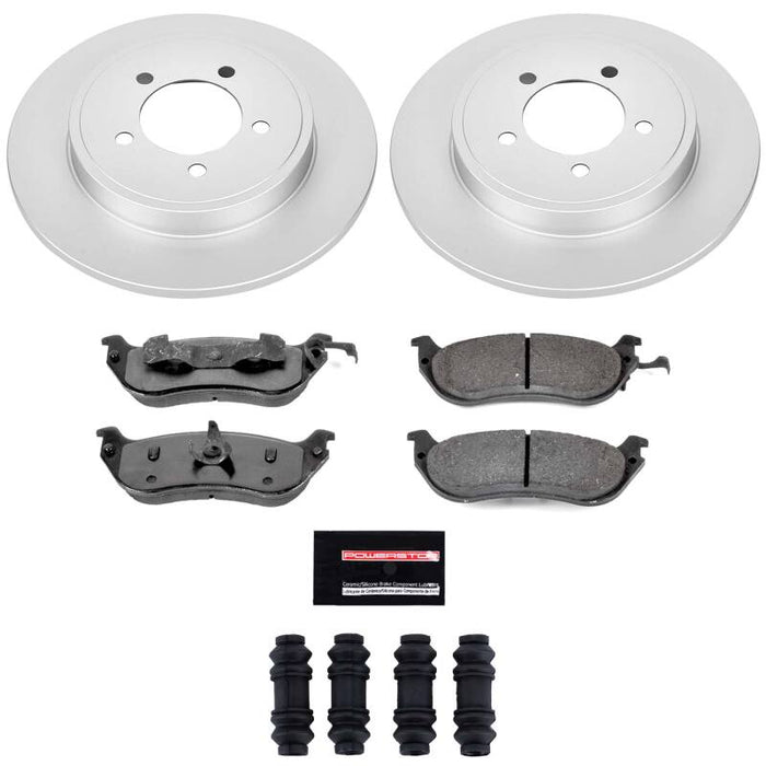 Power Stop 02-05 Ford Explorer Rear Z36 Coated Truck & Tow Brake Kit