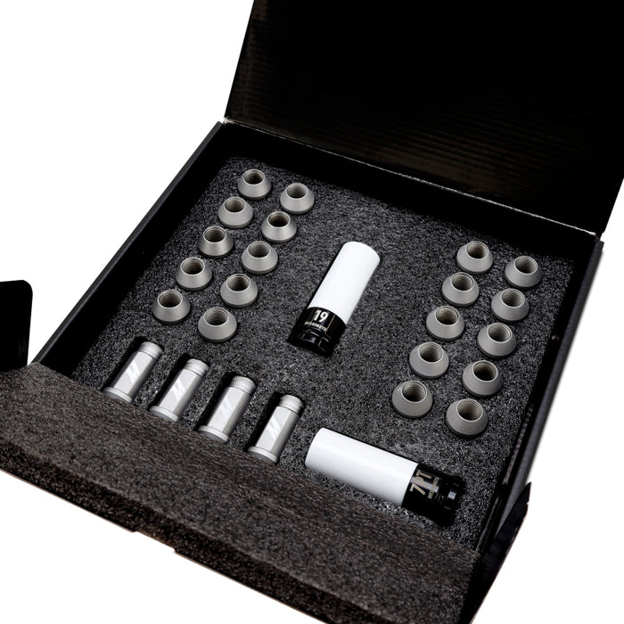 Mishimoto Steel Locking Lug Nuts M14x1.5 24pc Set Silver