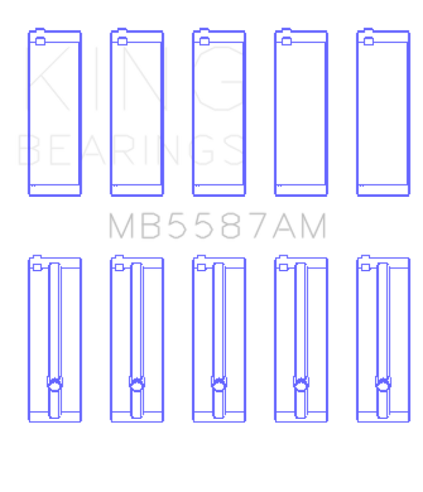 King Engine Bearings Suzuki G15A/G16A/B (Size +0.50mm) Main Bearing Set